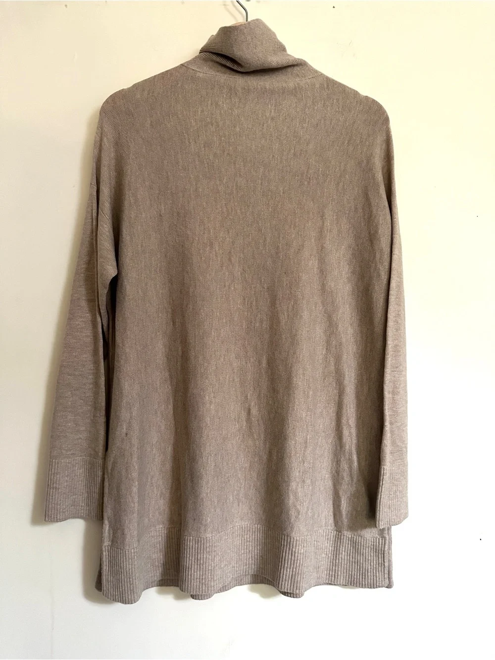 LOFT Beige Turtleneck Sweater